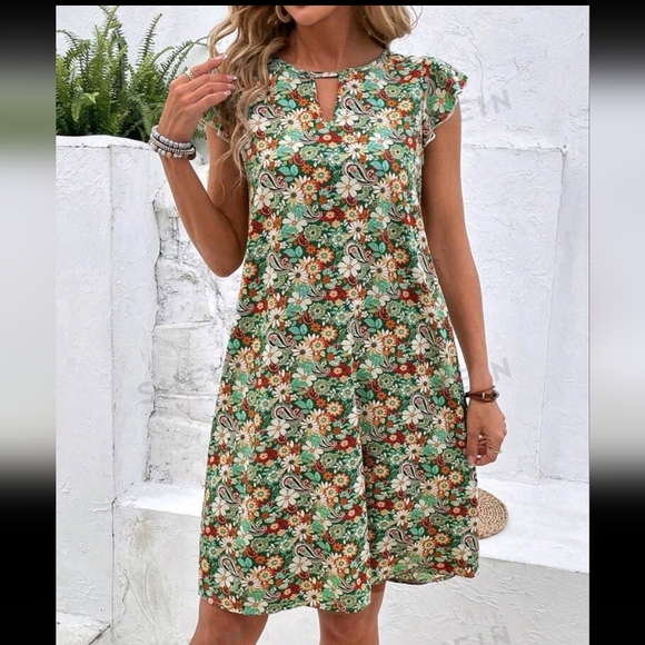 Emery Rose Womens Vacation Style Summer Dress size large - Picture 3 of 4